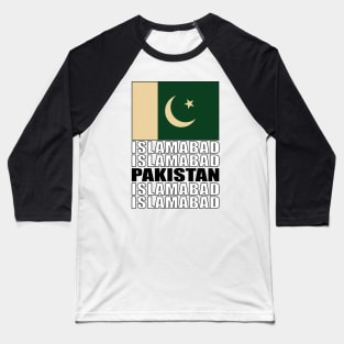 Flag of Pakistan Baseball T-Shirt